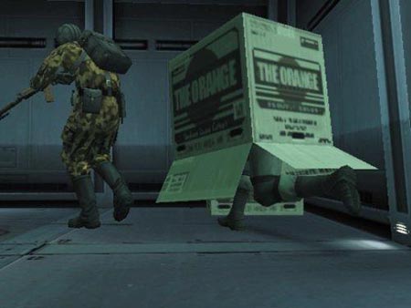 cardboard escape - MGS