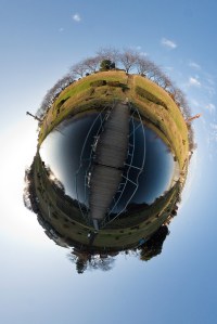 Cat's eye planet [Tone canal, Chiba, Japan]