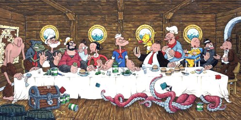 Popeye LastSupper Popeye LastSupper