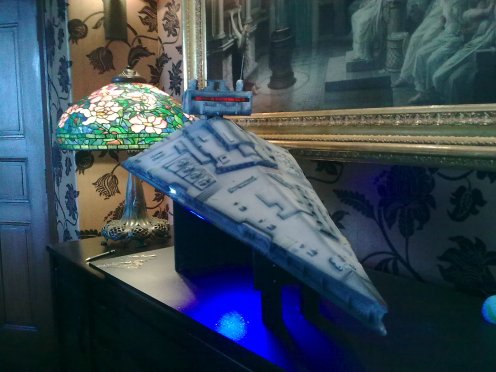 The Imperial Star Destroyer Cake!