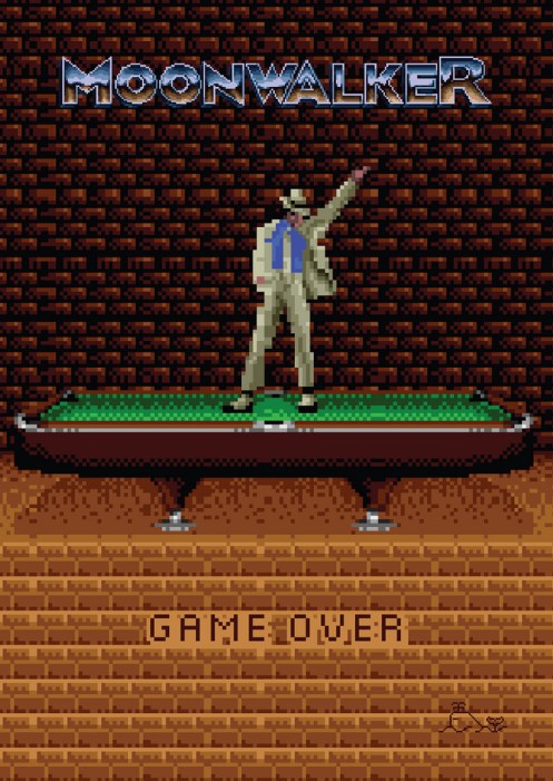 Moonwalker Game Over Poster
