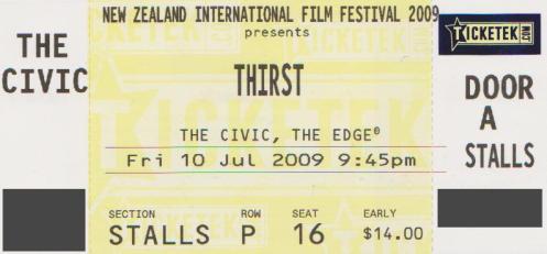 My 'THIRST' Ticket