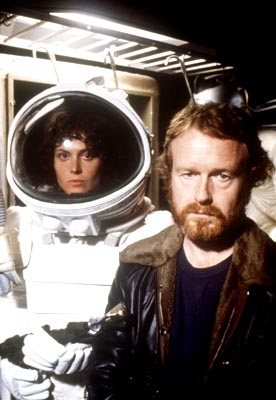 Sigourney Weaver And Ridley Scott - ALIEN