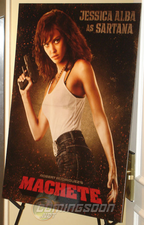 Jessica Alba Machete Poster