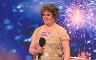 Britain's Got Talent. Sat 11th April 09. Susan Boyle, 47, auditioning and blew the judges away with her amazing singing voice.