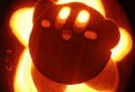 Kirby, still cute in jack-o-lantern&nbsp;form