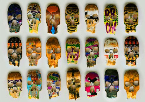 Creative Reuse of Broken Skateboard Decks