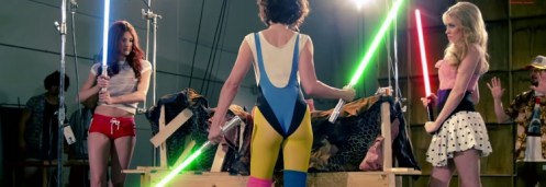 Saber Fight - Brace yourself for a next level 80's Star Wars lightsaber duel between Clare Grant, Rileah Vanderbilt and Alison Haislip.