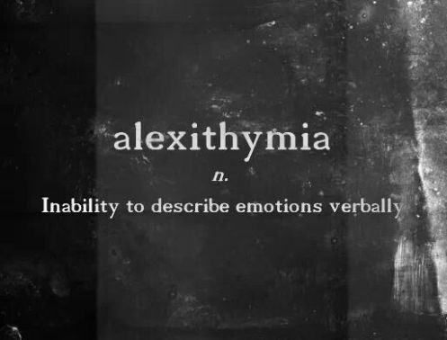 alexithymia